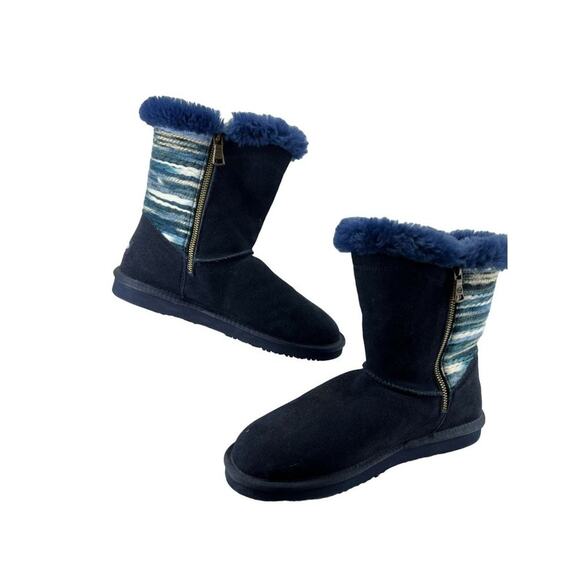 Lamo Water And Stain-resistant Suede Boots Willow Faux Fur Lining Womens 10 - Picture 9 of 9